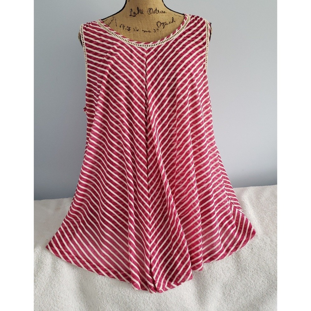 New Directions Womans Plus Top Sleeveless Blouse Size 2X